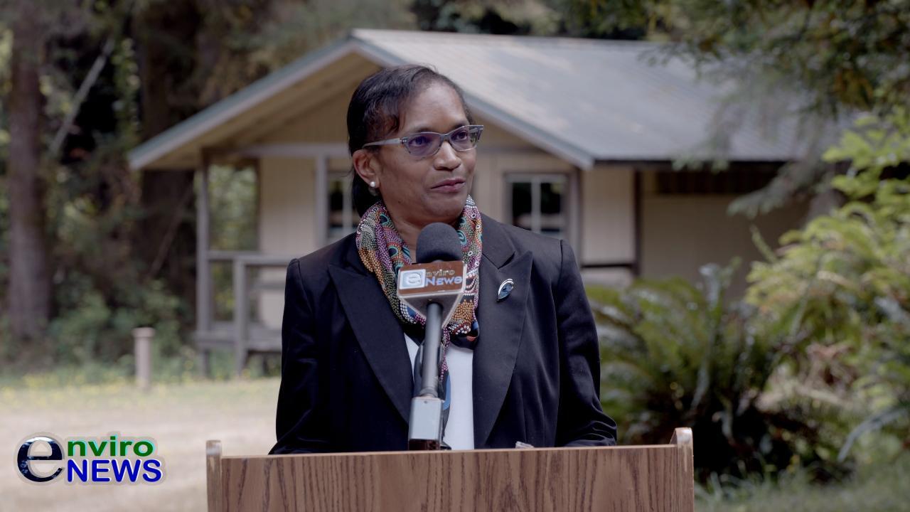 Video: White House CEQ Chair Brenda Mallory Addresses Stakeholders With Deb Haaland in Redwood National and State Parks