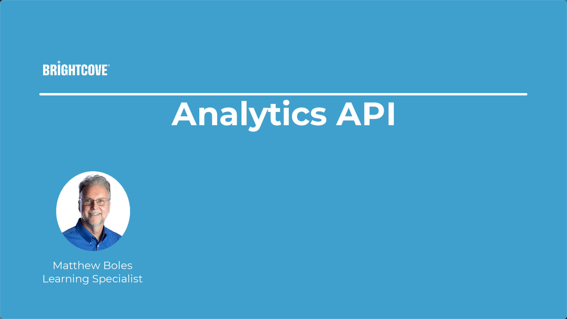 Overview Analytics API v1