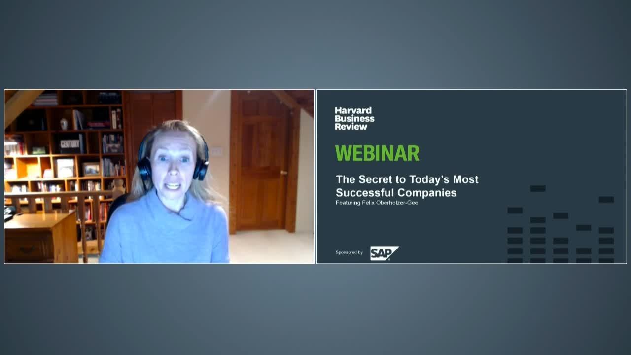 The Secret to Today&rsquo;s Most Successful Companies - HBR Video