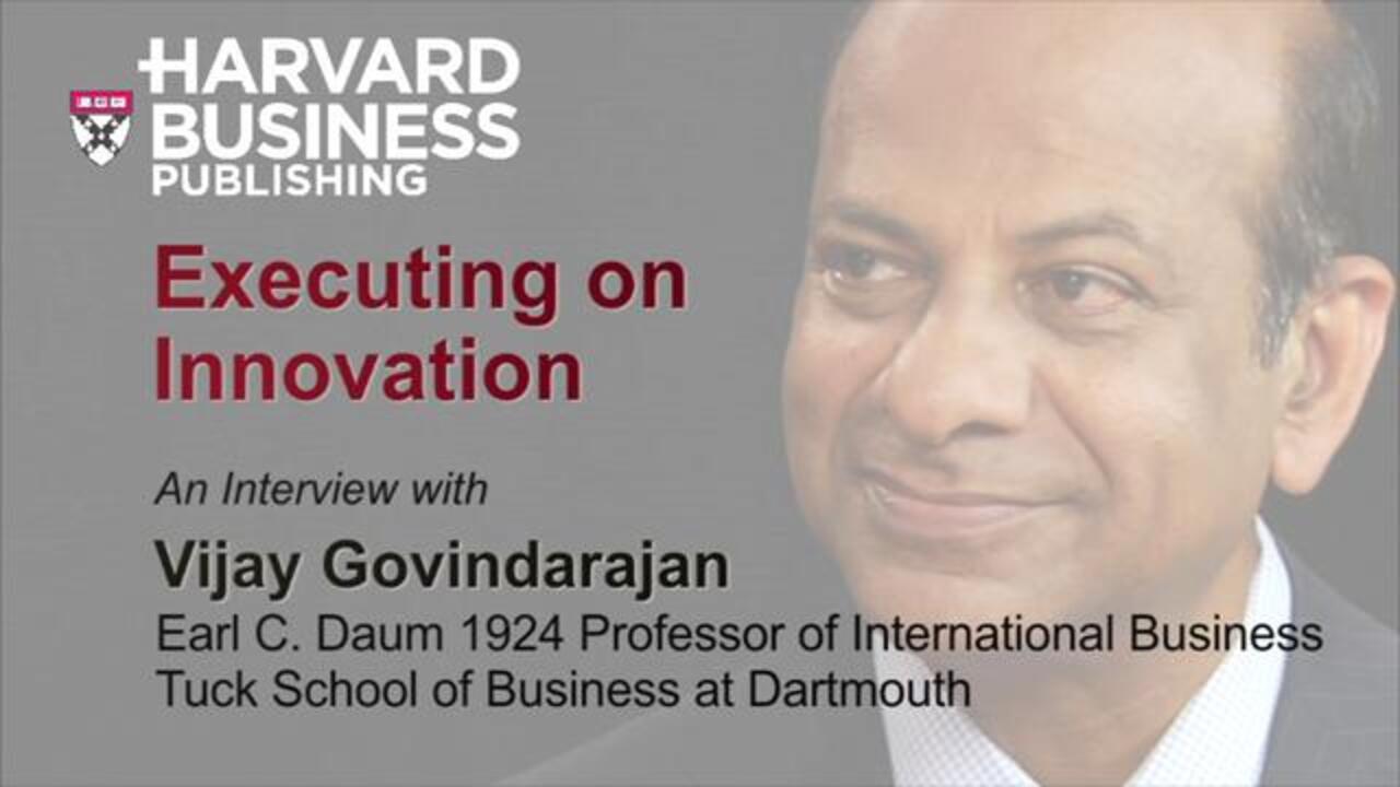 Executing on Innovation - HBR Video