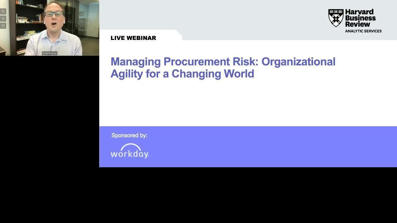 Managing Procurement Risk: Organizational Agility for a Changing