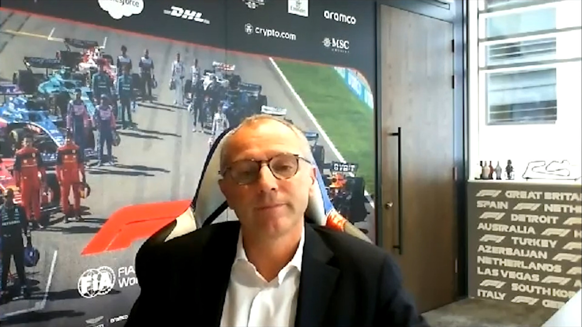 Video Formula 1 CEO Stefano Domenicali Talks U.S