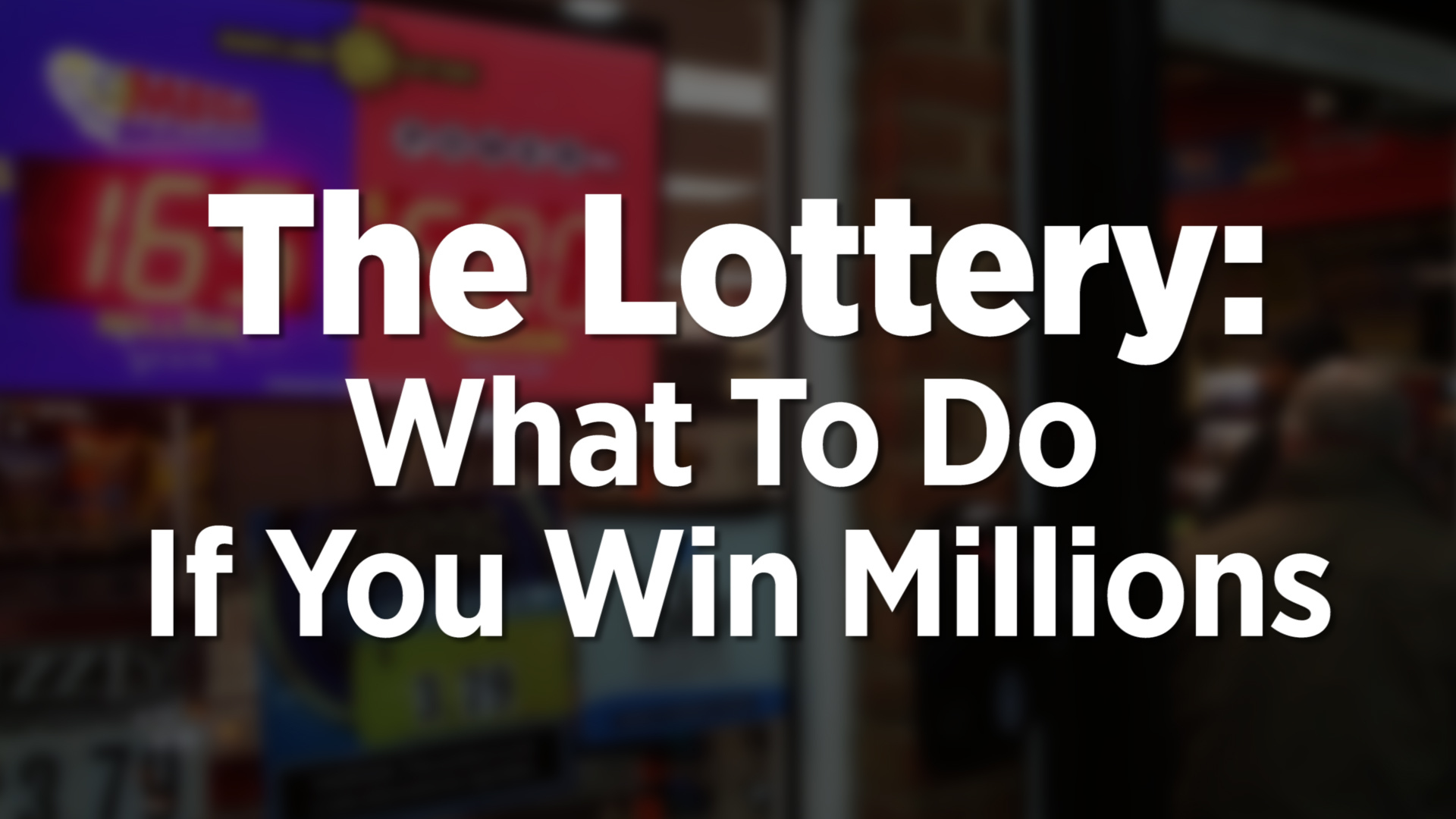 if you win the lotto