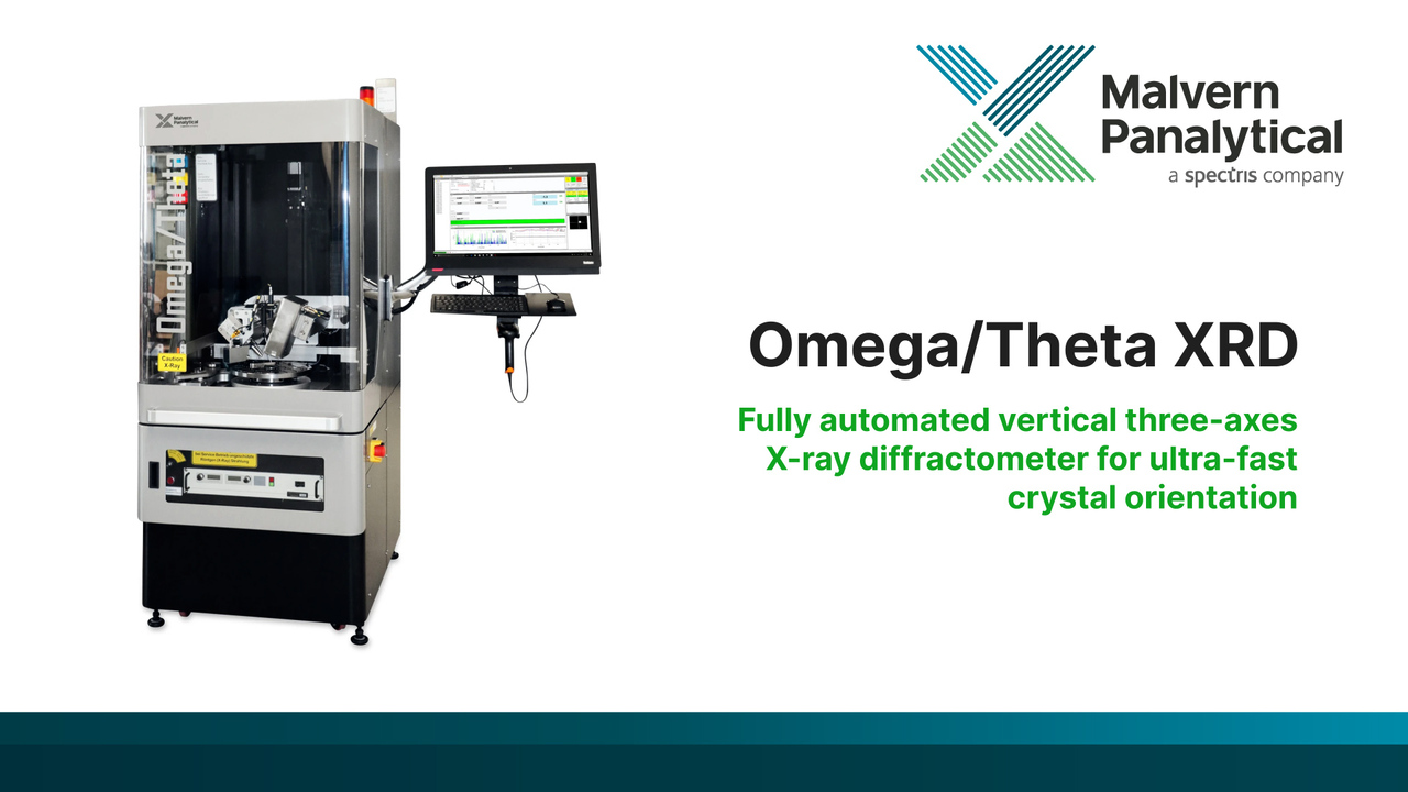Crystal Orientation Omega/Theta - X-Ray Diffractometer from