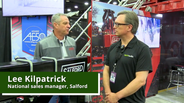 Thumbnail for Salford row-crop cultivator at the National Farm Machinery Show
