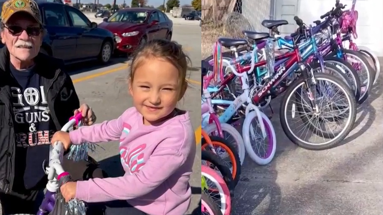 This man gave away 170 bikes for the holidays