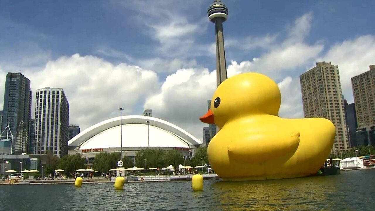 The world’s largest rubber duck is returning to Toronto Breakfast