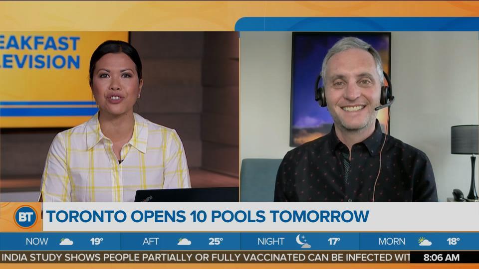 Toronto opens 10 pools