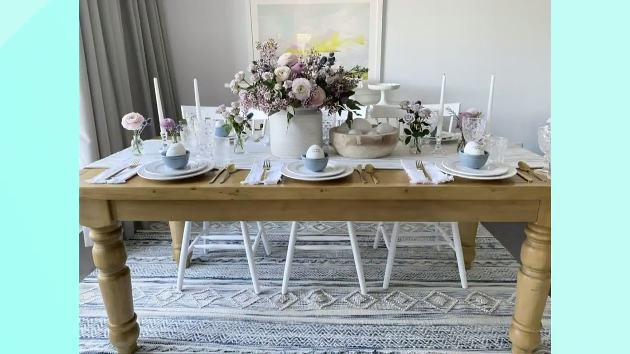 A five-step guide to create the prettiest Easter tablescape