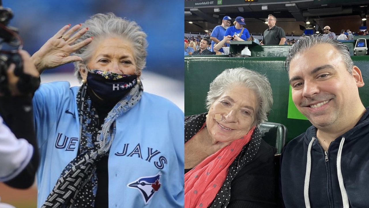 Sid Watched A Blue Jays Game With Home Plate Lady Breakfast Television sid-watched-a-blue-jays-game-with-home-plate-lady-breakfast-television