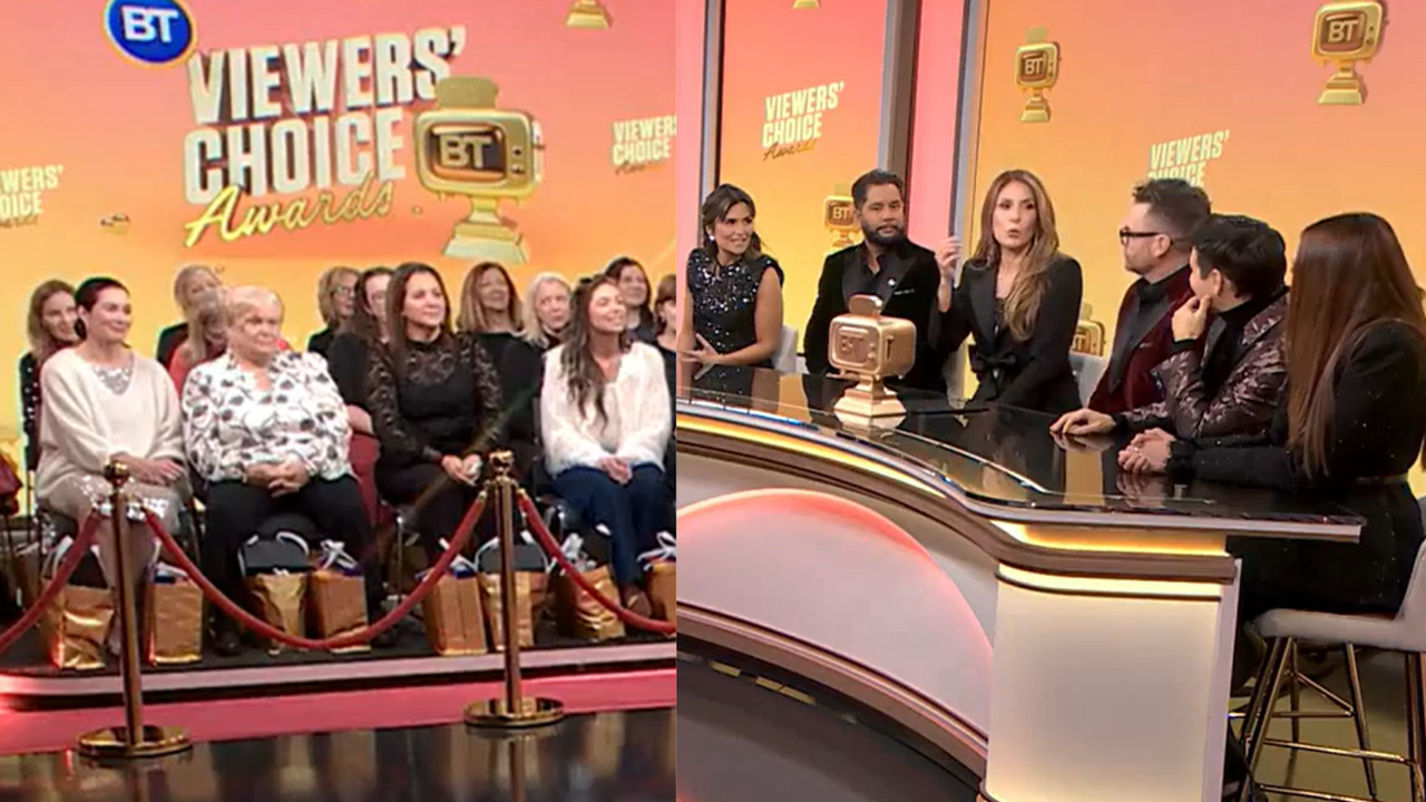 Our hosts answer hard-hitting questions from a live studio audience