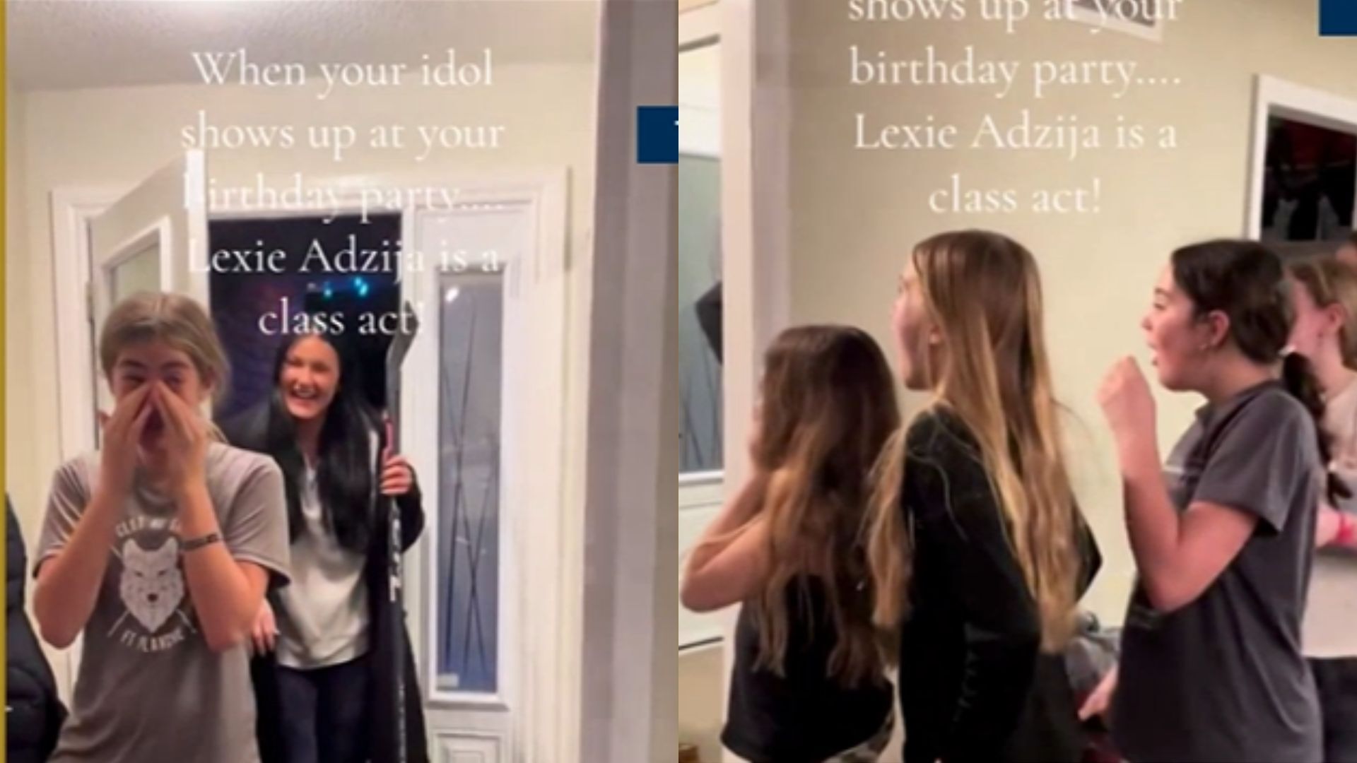 PWHL player Lexi Adzija just made this fan’s birthday unforgettable