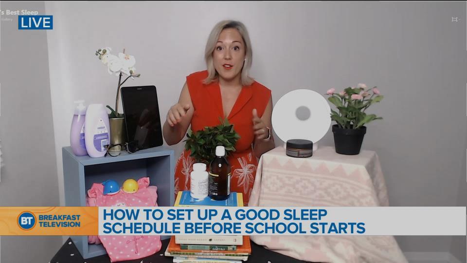 How to set up a good sleep schedule before school starts
