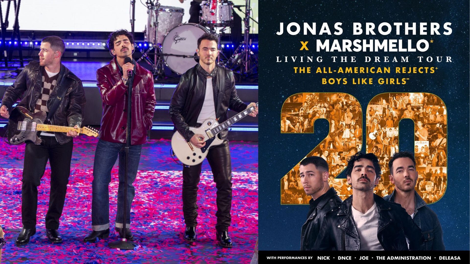 The Jonas Brothers are going on a HUGE tour for their 20th anniversary