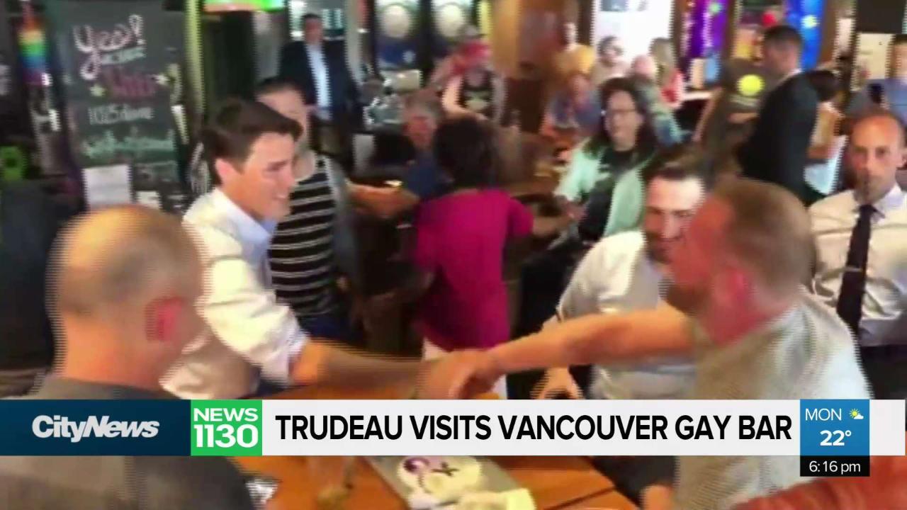 Trudeau visits Vancouver gay bar - Video - CityNews Vancouver