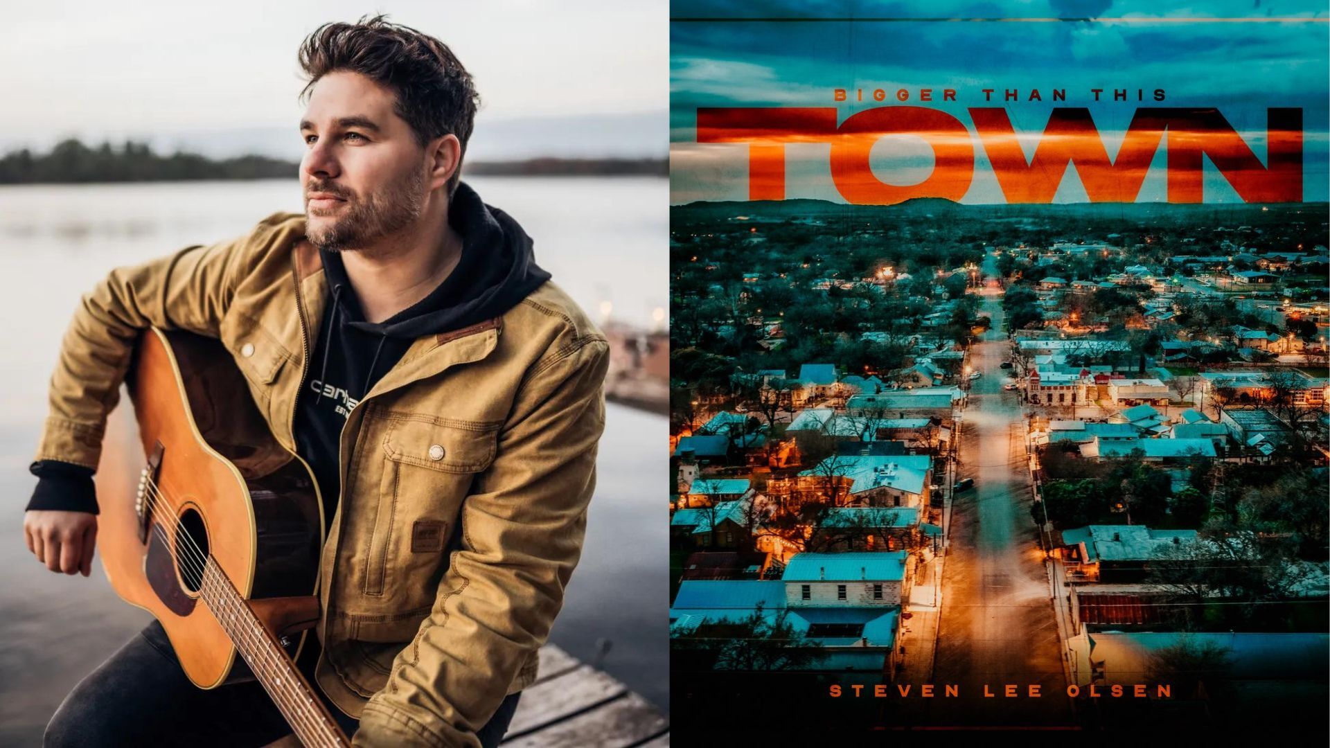 Country music star Steven Lee Olsen performs his single “Bigger Than This Town”