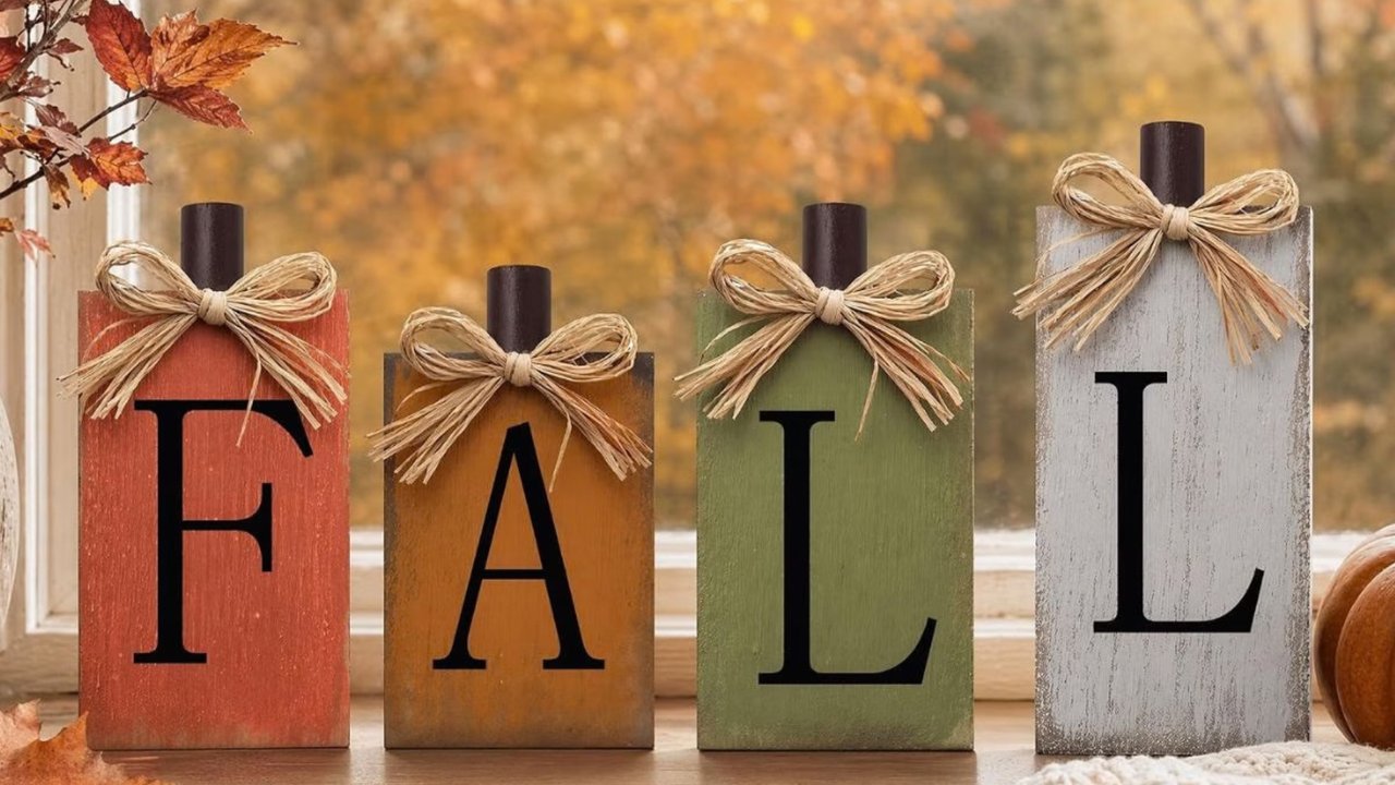 Fall decor without the pumpkins