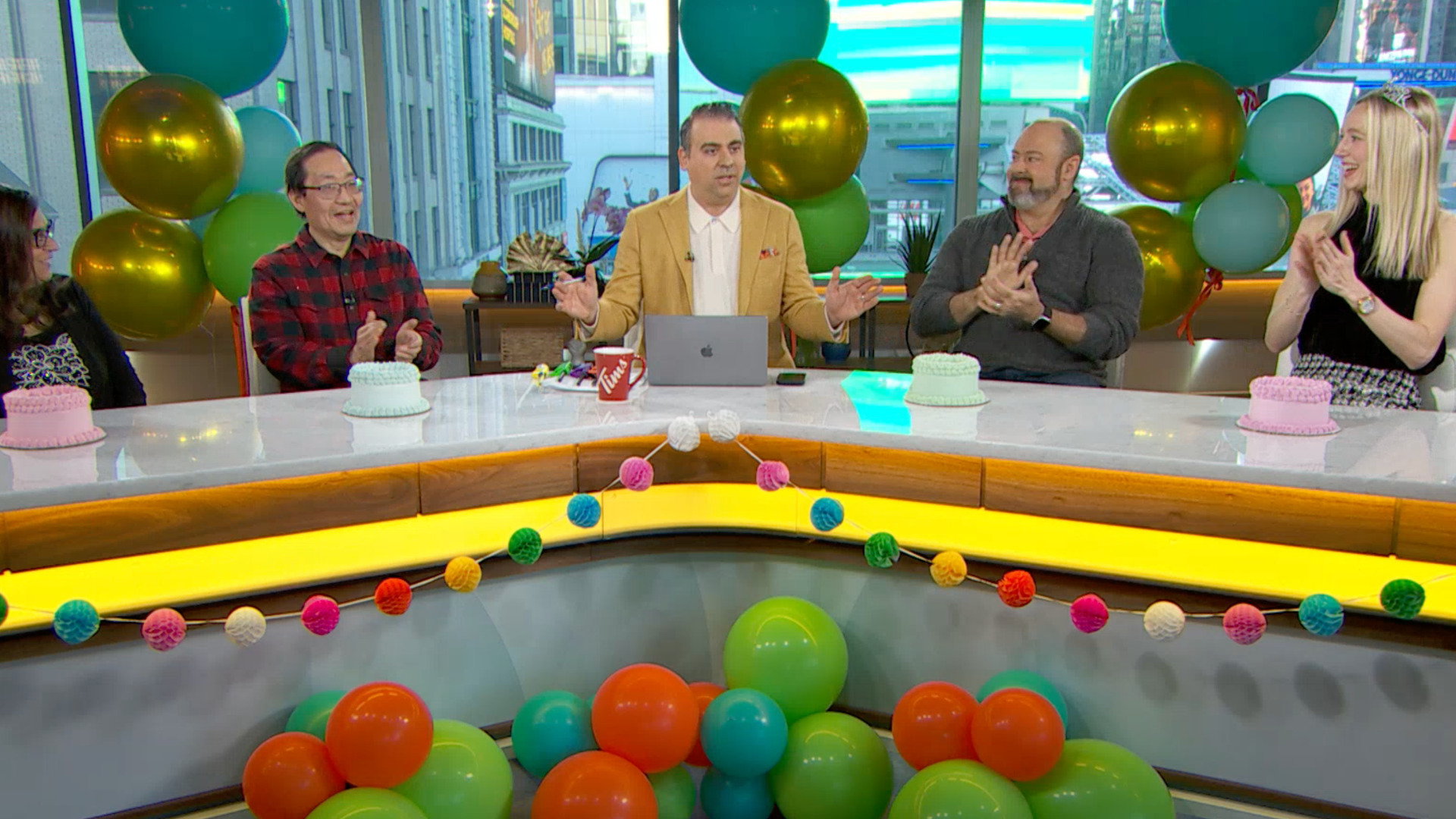 We just threw a birthday party on-air for our viewers who were born on a 'Leap Day'