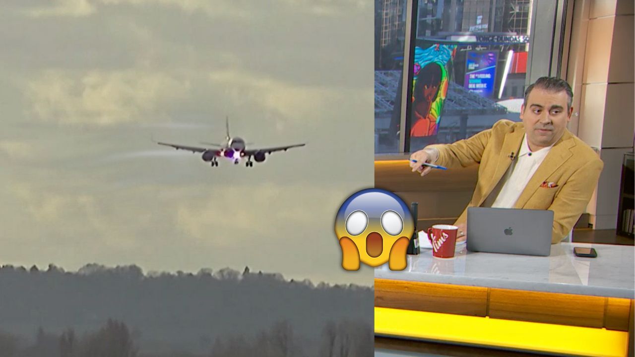 WATCH: Plane forced to abort landing after struggling with fierce winds