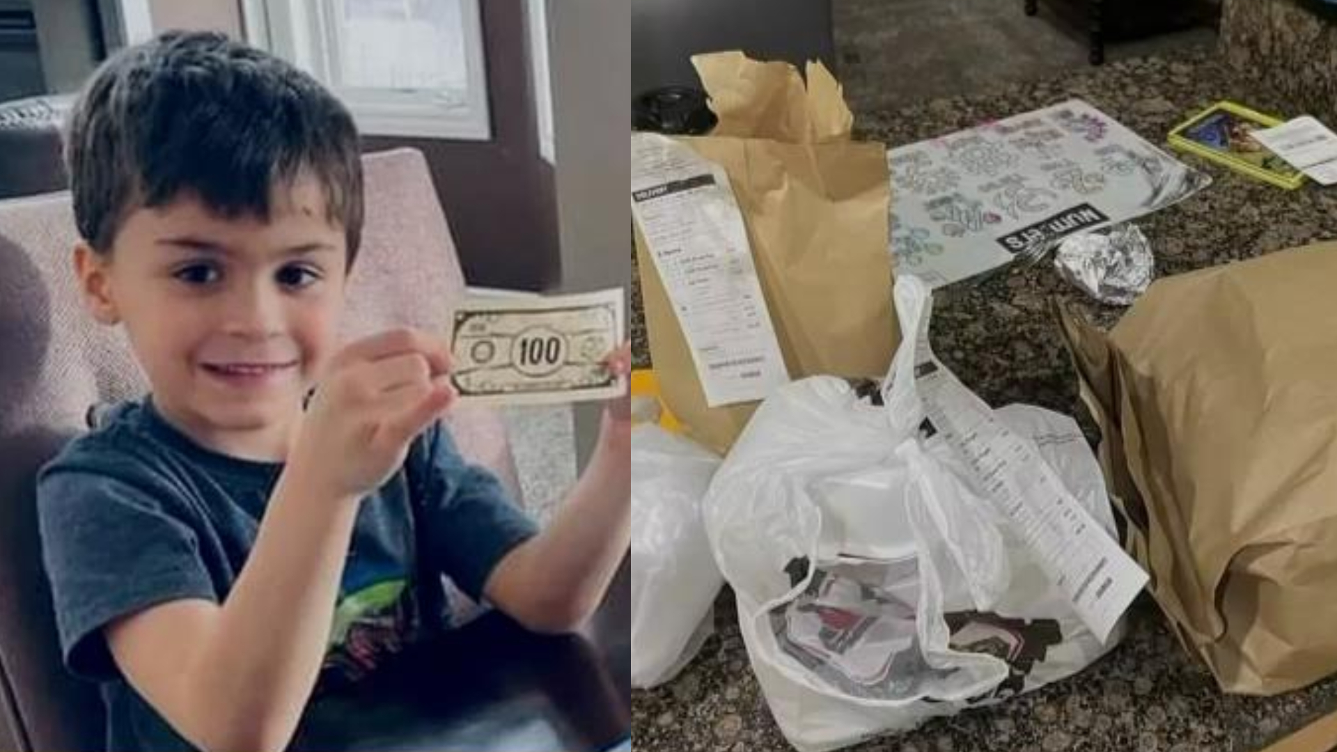 6 year old kid orders $1000 worth of food on his dad's phone