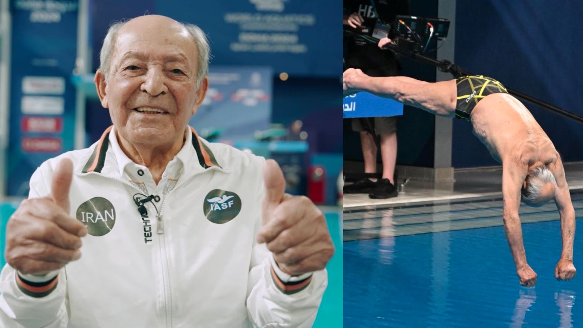 Age is just a number for this 100-year-old diver