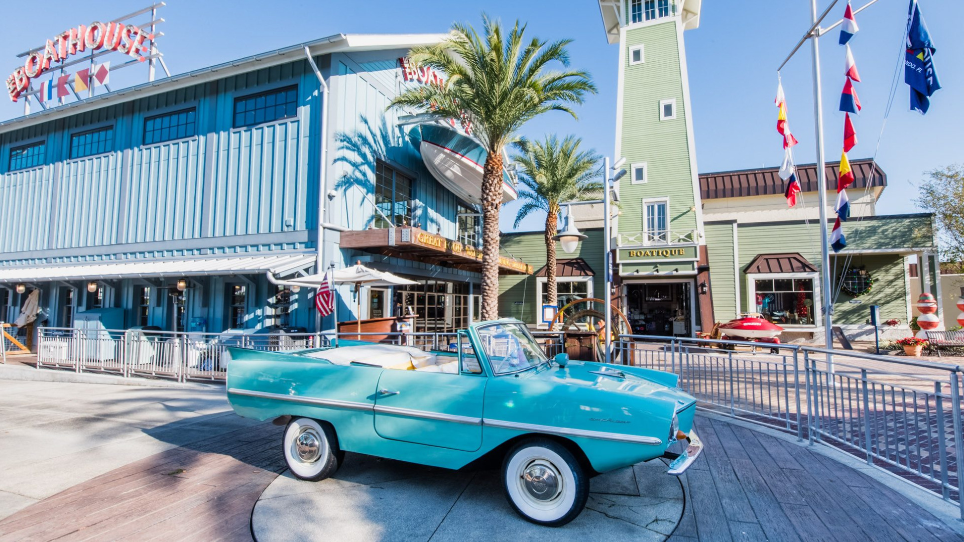 These Walt Disney World Resort Amphicars are one of the coolest ways to sightsee