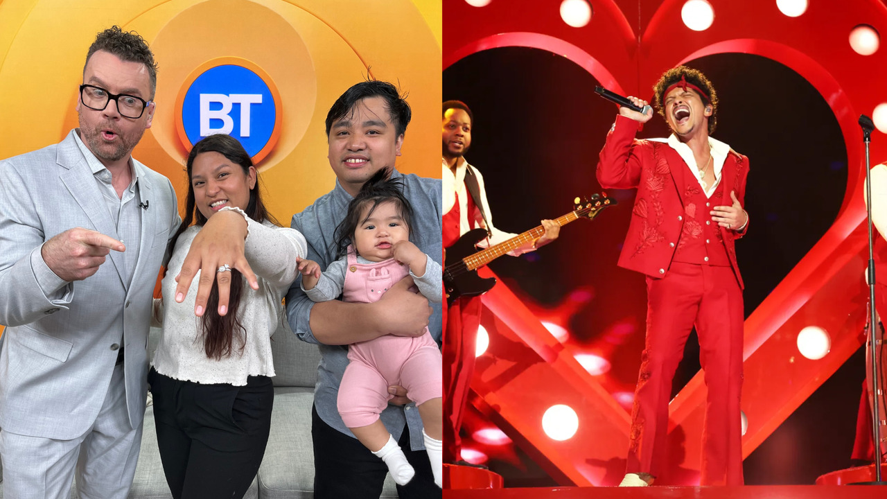 Couple gets engaged to song 'Marry You' at Bruno Mars Concert