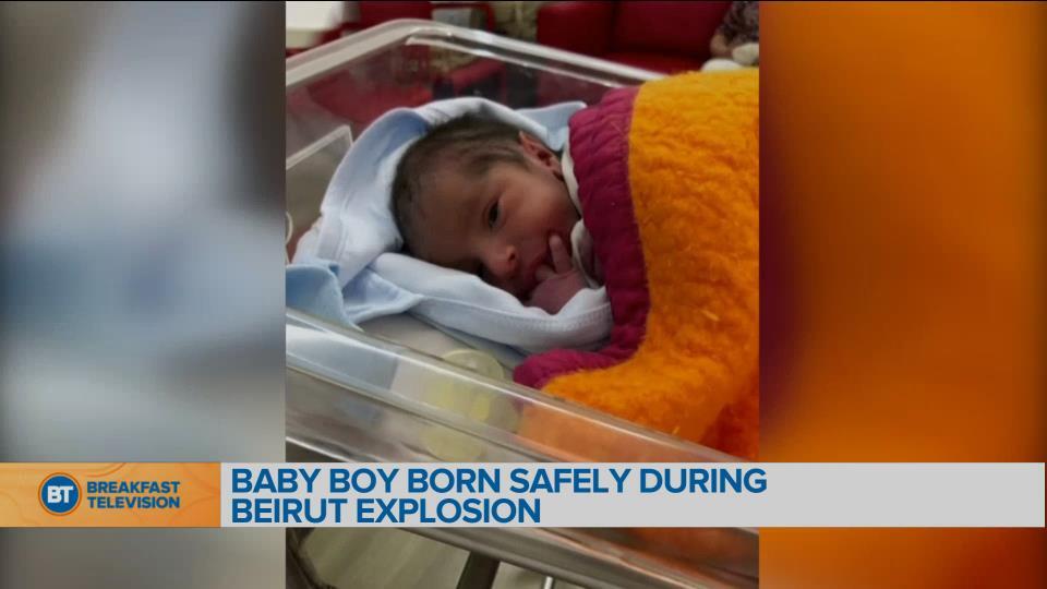 Baby born during Beirut explosion