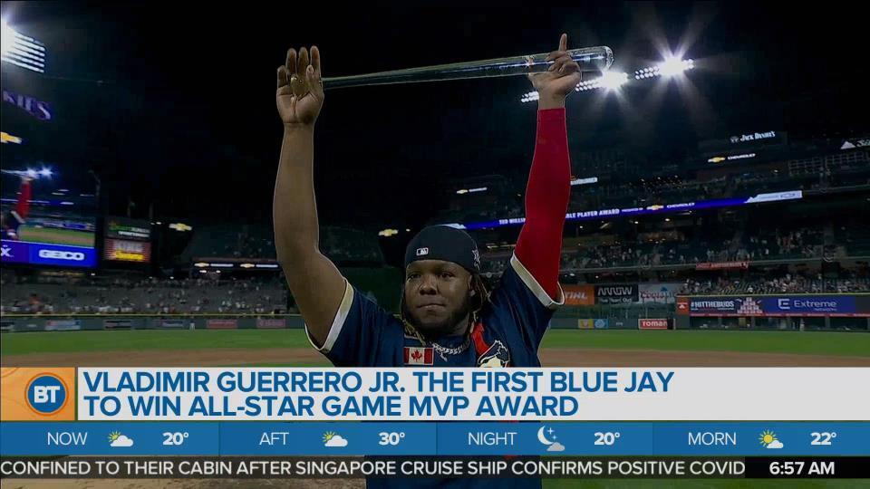 MLB: Blue Jays' Guerrero Jr. wins All-Star MVP