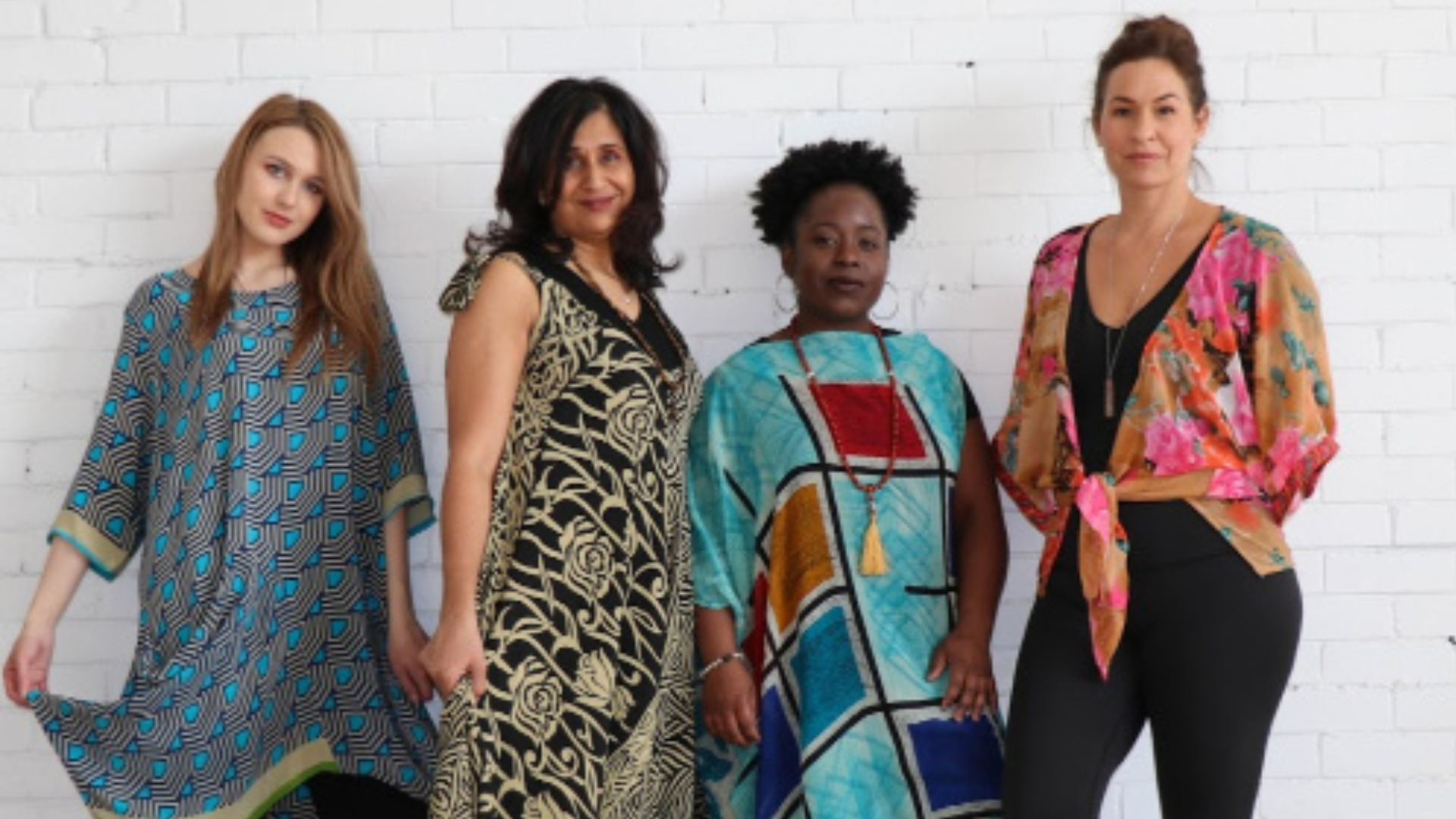 This stunning and sustainable sari line is made for every body type