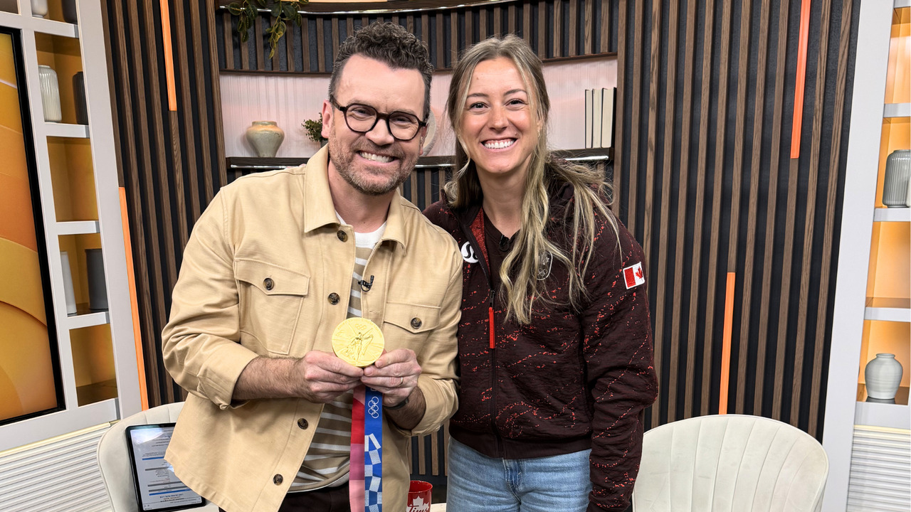 Olympic champion Kelsey Mitchell stops by BT