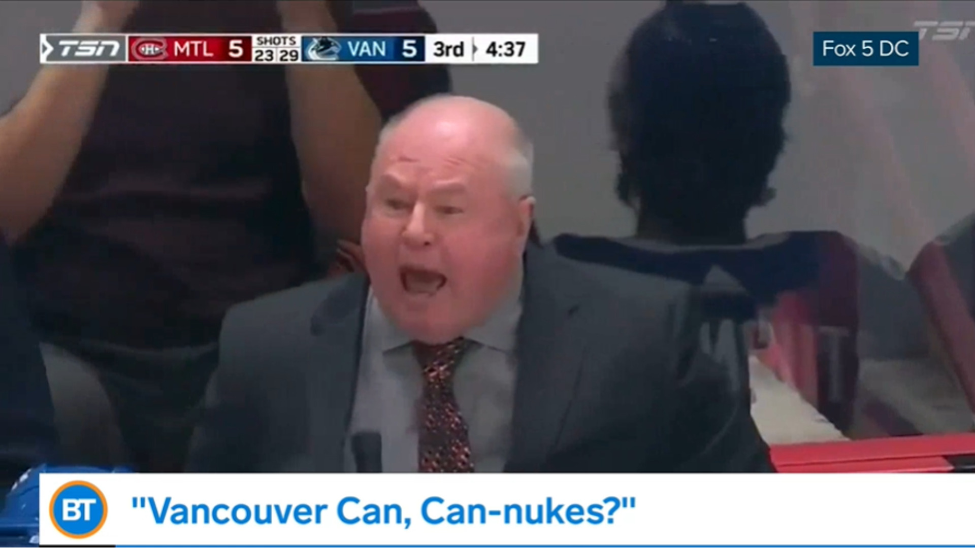 American reporter mispronounces ' Vancouver Canucks' twice on air