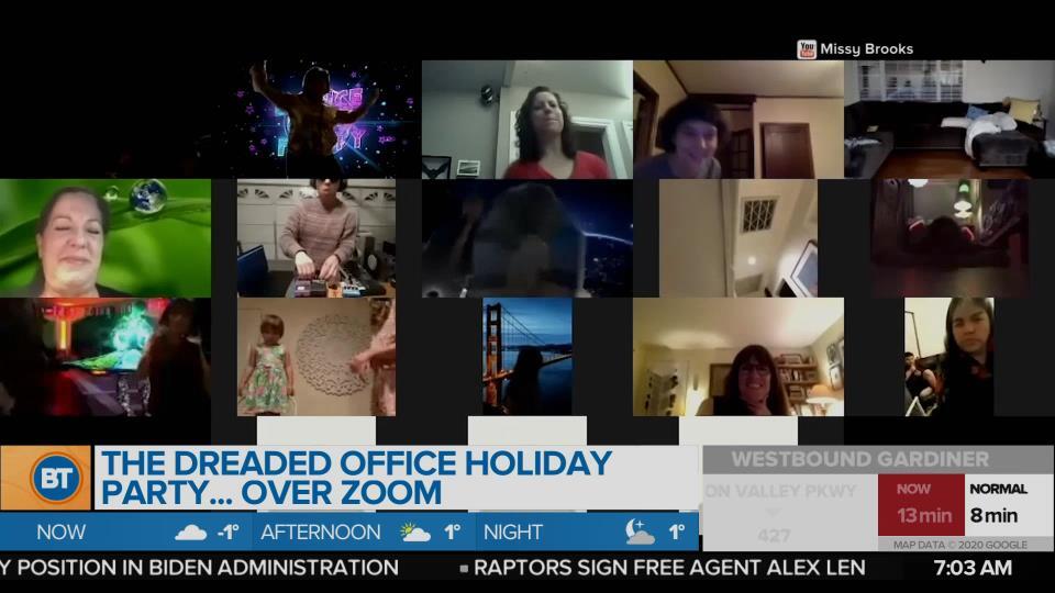 Will you be taking part in the dreaded office holiday party…over Zoom?