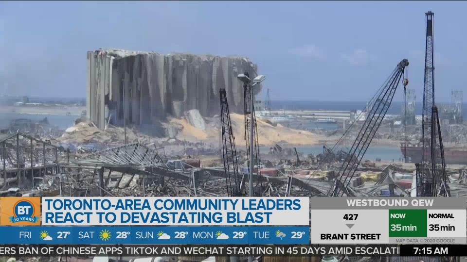 Toronto-area community leaders react to devastating blast