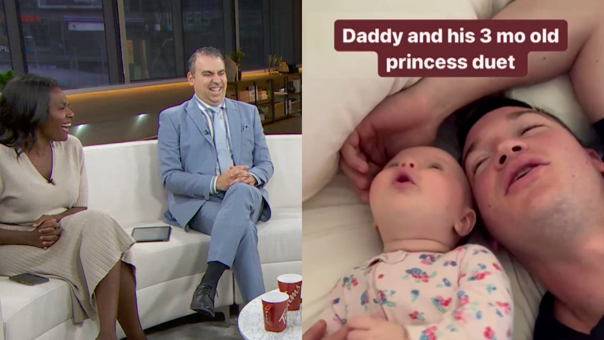 This father-daughter duet just became our favourite thing