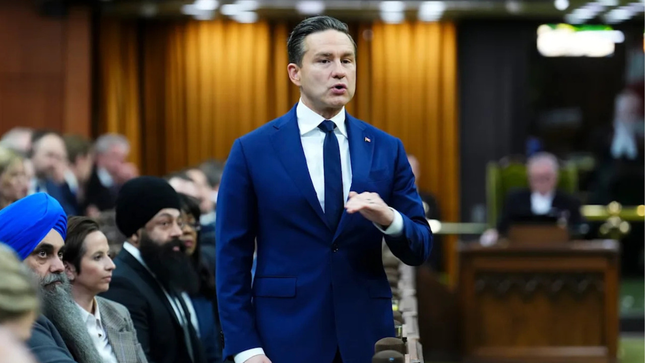 Conservatives call for federal tax cut on gas and diesel fuel as prices climb