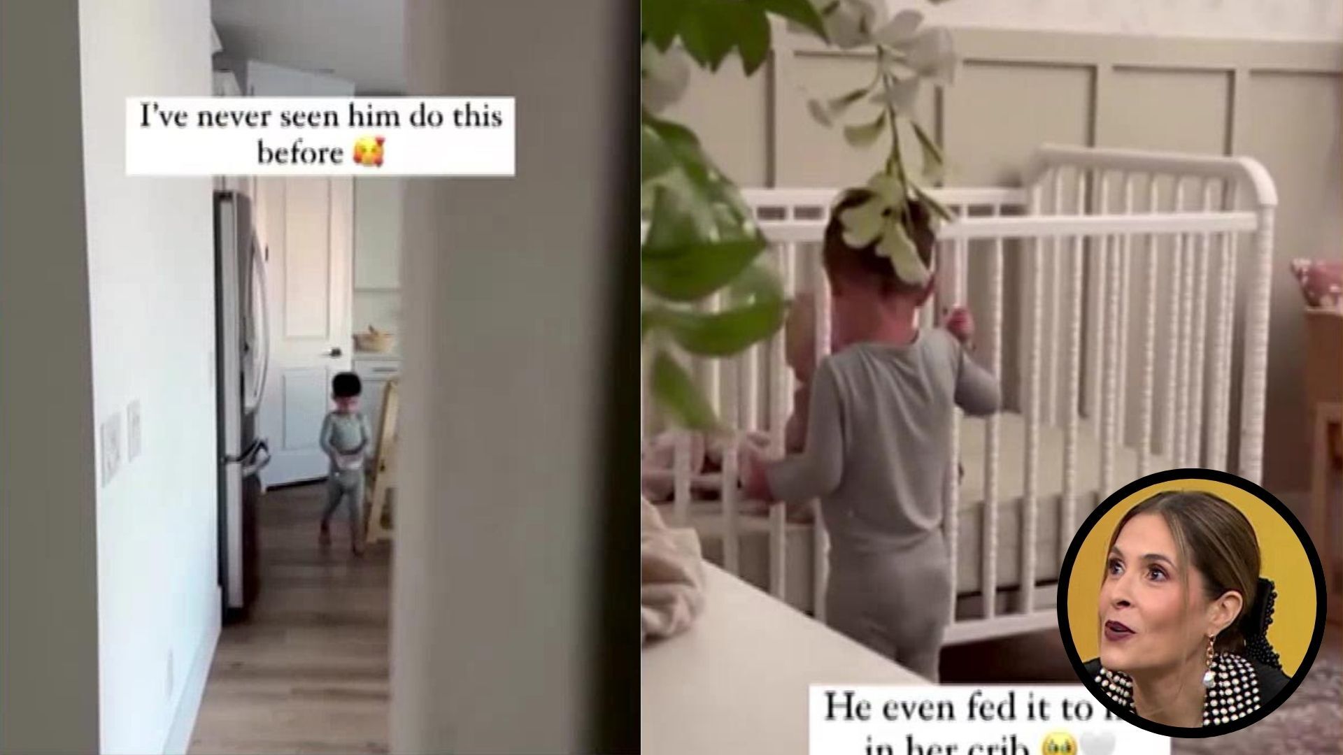 This adorable sibling interaction will make your day