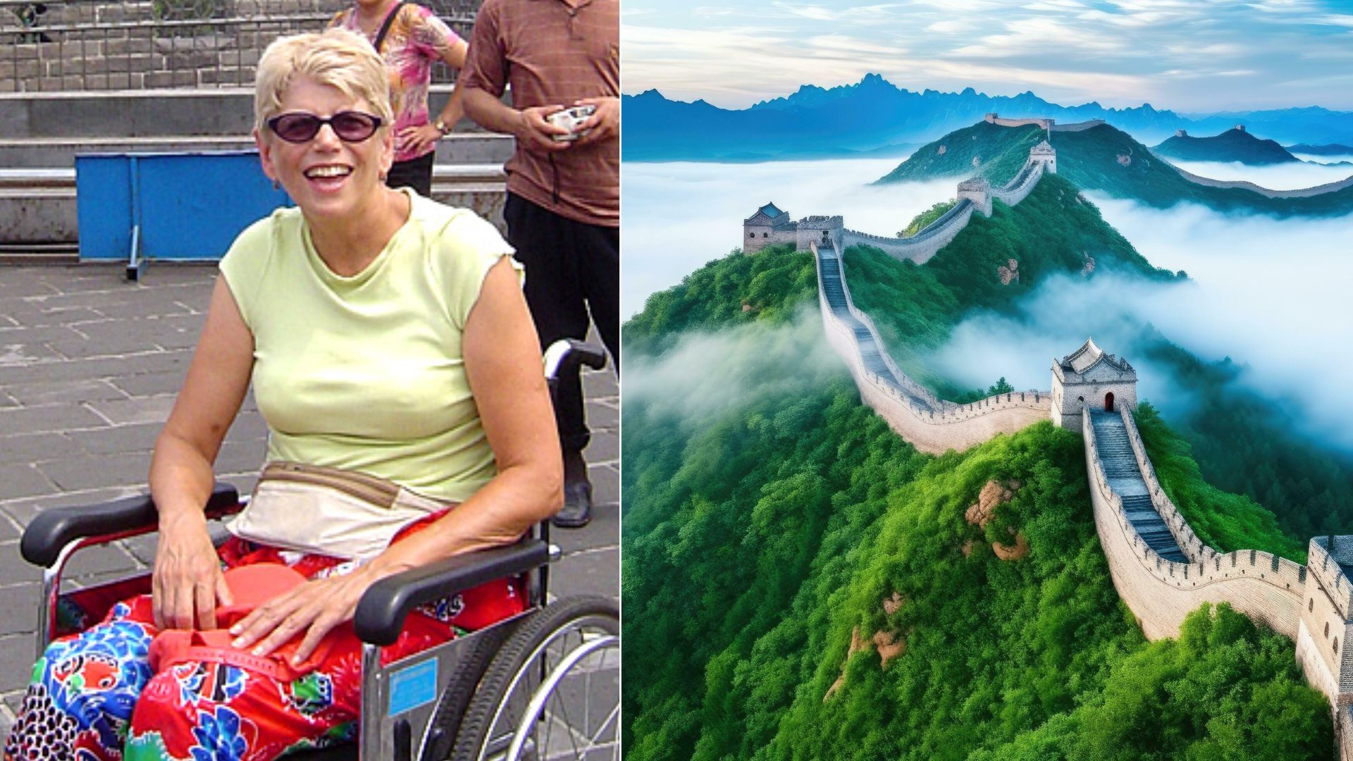 Devo reacts to a viral video of 1800 wheel chair users who climbed the Great Wall of China