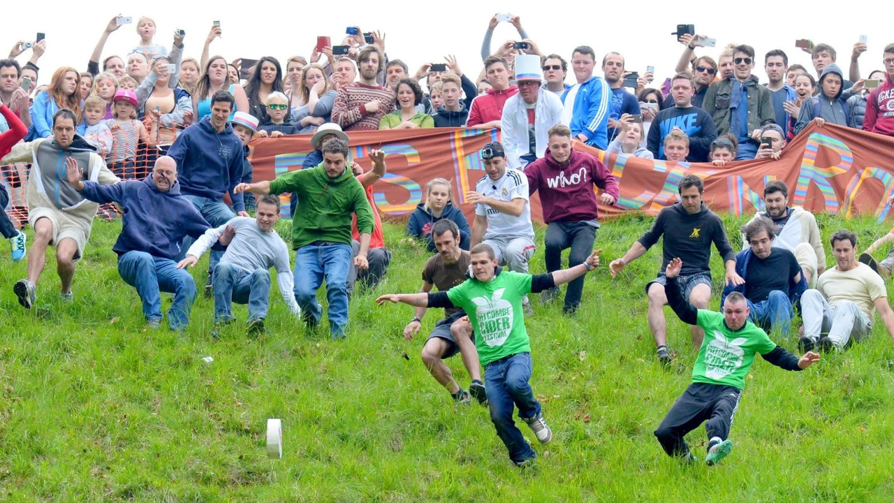 The annual cheese rolling competition is back