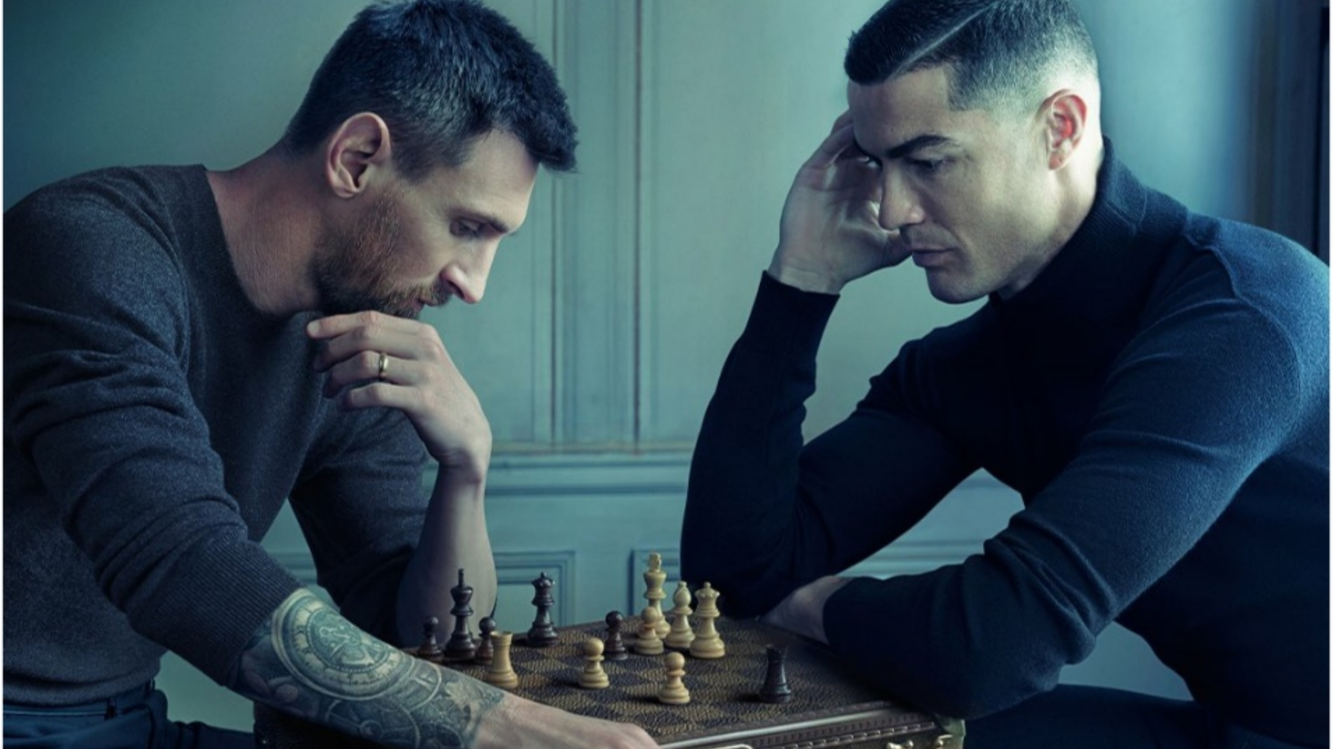 New Louis Vuitton ad pits Messi and Ronaldo against each other in chess