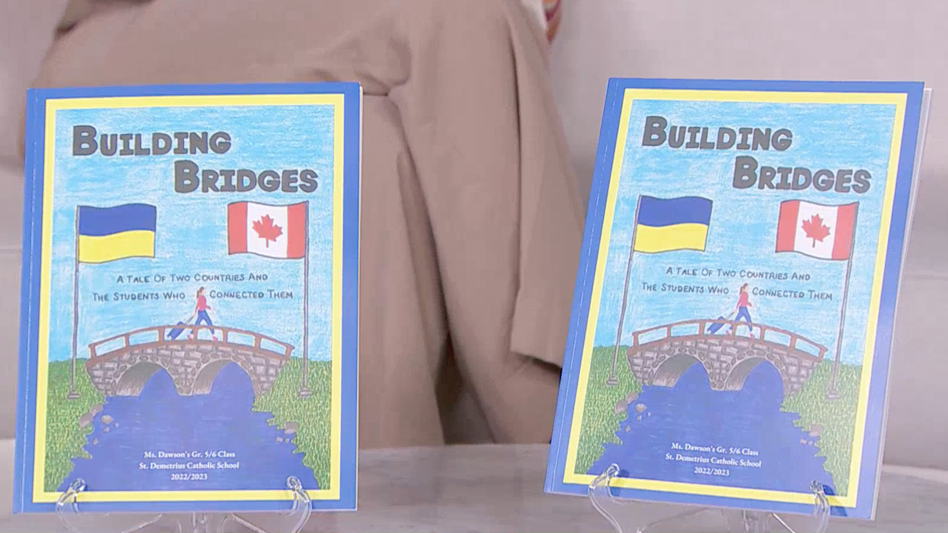 This heartfelt book made by students tells the tale of Canada and Ukraine coming together
