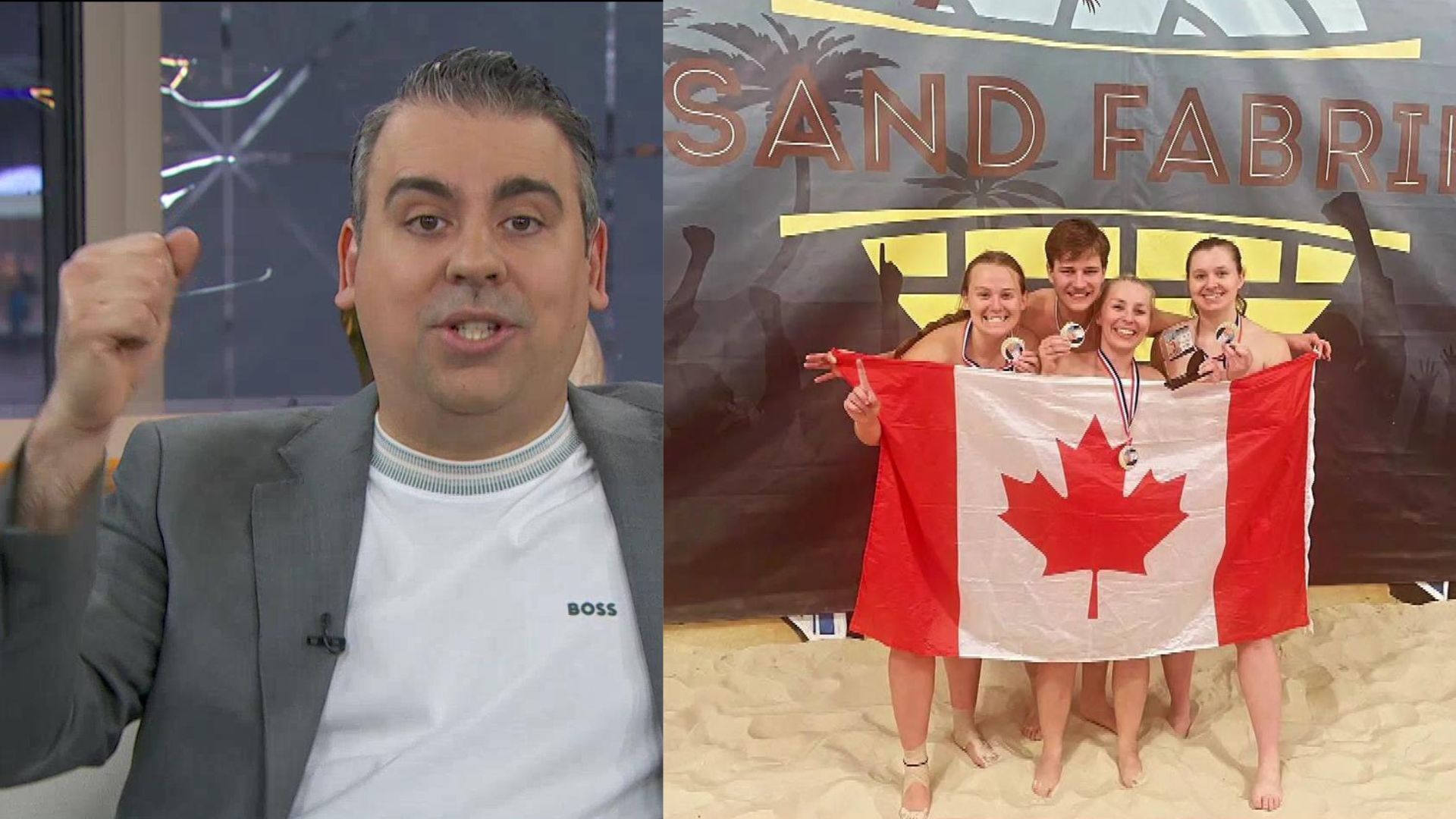 These Canadians win GOLD (and bare it all) at a nude volleyball tournament