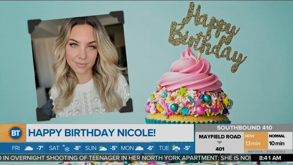 Happy Birthday Nicole! – Breakfast Television