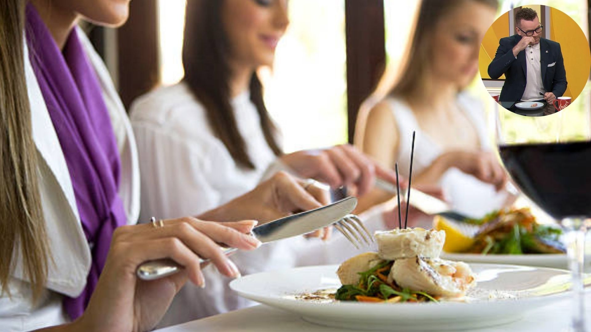 Apparently this is the correct (and elegant) way to eat with cutlery
