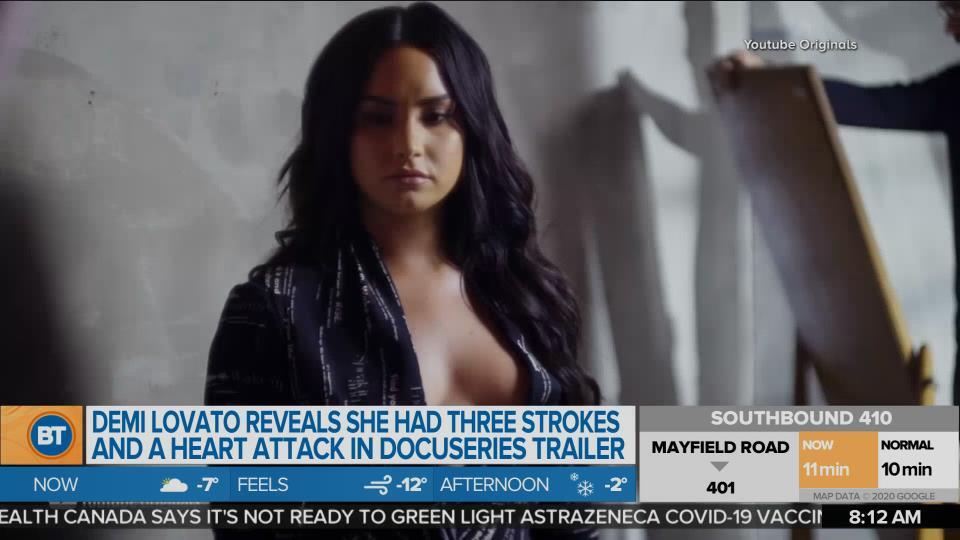 BT Entertainment: Demi Lovato Reveals She Had Three Strokes and a Heart Attack in Docuseries Trailer