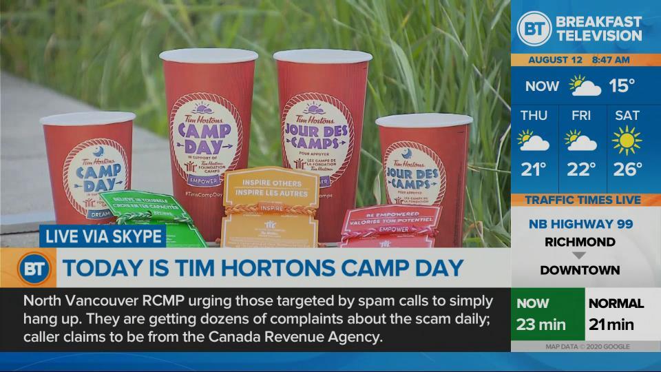 Today is Tim Hortons Camp Day!