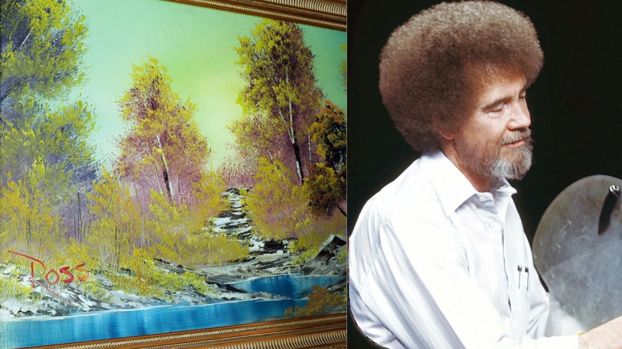 These Bob Ross paintings were auctioned off for this important reason