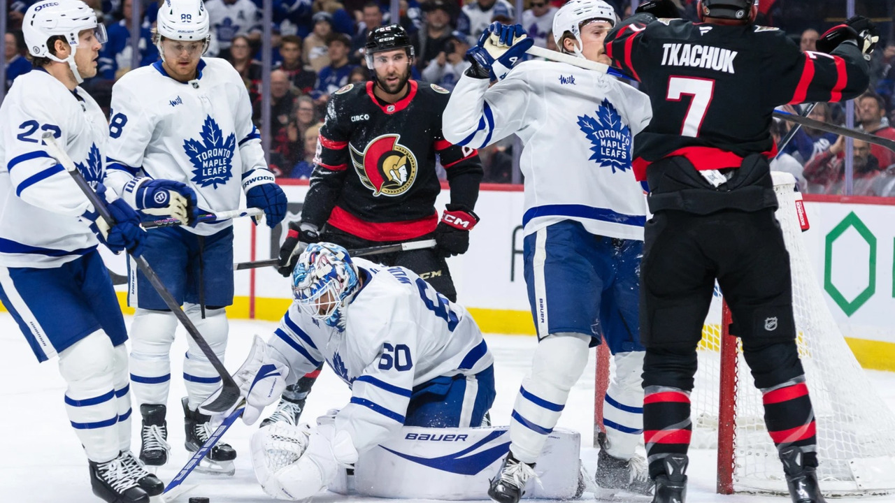 Senators overpower Maple Leafs 3-1 in season finale game
