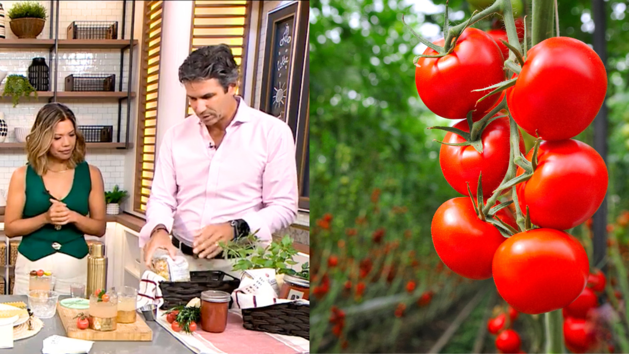Simple + seasonal tomato pasta party ideas