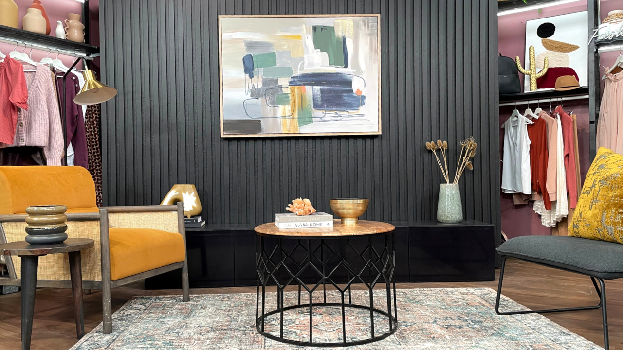 How to create a bold black accent wall